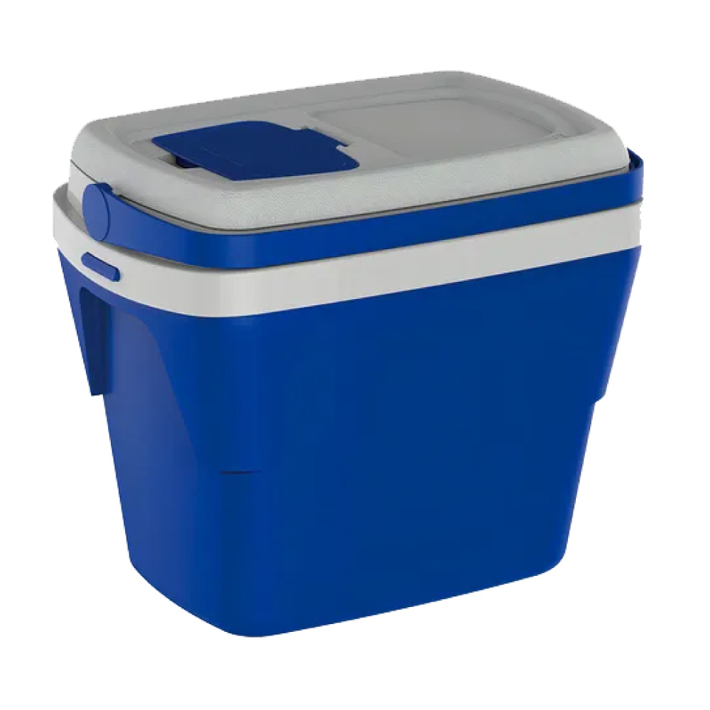 HIELERA TROPICAL 28  LITROS AZUL